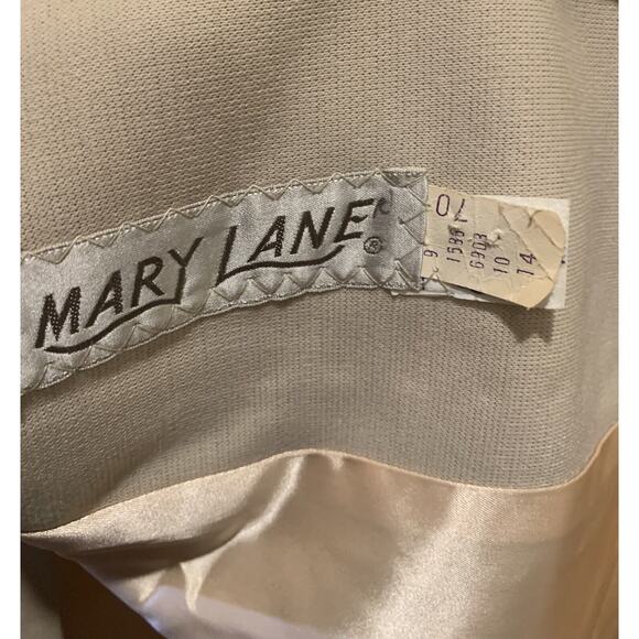 Vintage Wool Coat Medium Mary Lane 1960s Fur Collar Long Mid Century Bonded Knit - Picture 9 of 12